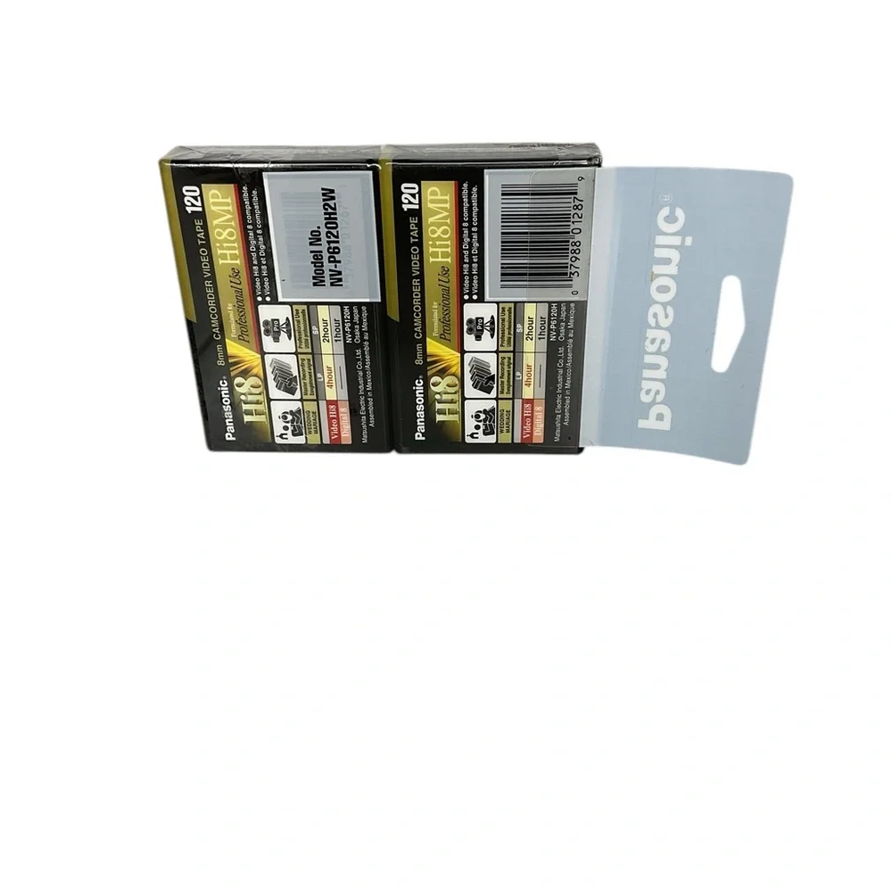 New Panasonic Hi8MP Professional Use Tapes 2 Pack